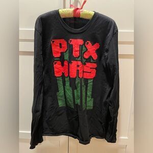 Pentatonix Christmas Black Long Sleeve Sleeve Shirt Size XL